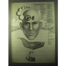 1971 Manpower Temporary Help Services Ad - Our Brains