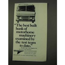 1972 Grumman Motorhomes Ad - Best Built Hunk
