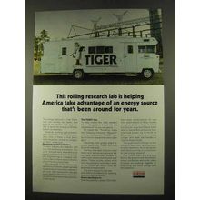 1975 Exxon Oil Ad - Rolling Research Lab
