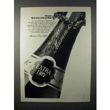 1977 Mumm Champagne Ad - in German