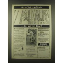 1985 Mantis Tiller Ad - Grow Twice As Much