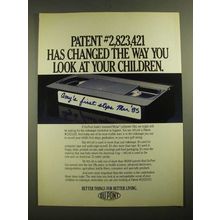 1987 Du Pont Mylar polyester film Ad - Changed The Way You Look at Children