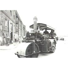 old road roller