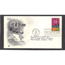 FDC Art Craft 1547 10c Energy Conservation (Cachet-Typed/A) CV41693