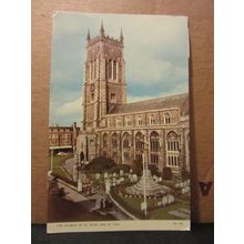 CHURCH OF ST. PETER & ST. PAUL, CROMER, NORFOLK. used postcard. 1964 pm =