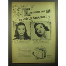 1945 Lux Soap Advertisement - Joan McCracken and Nanette Fabray
