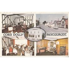 Corn Dolly Restaurant Braintree Essex 1970s Postcard