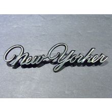 1971 72 73 74 75 76 77 78 Chrysler New Yorker Gold Emblem OEM 4 1/2"