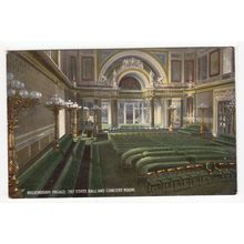 The State Ball and Concert Room Buckingham Palace Postcard London