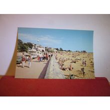 BEACH and PROMENADE, EXMOUTH, DEVON used postcard Colourmaster 1983 pm =