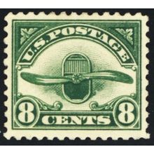 C4, Mint VF OG H 8¢ Airmail Stamp - Stuart Katz