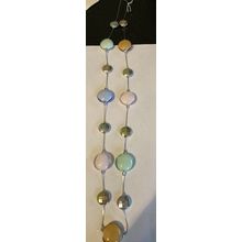 Multicolor Rounds Necklace 30"- #3561