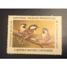 ICOLLECTZONE US National Wildlife Federation Chickadee VF NH