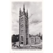 EC873 TAUNTON - PARISH CHURCH OF ST MARY MAGDALENE . R/P POSTCARD