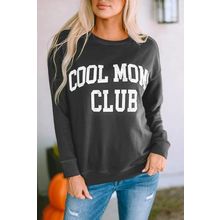 Gray COOL MOMS CLUB Drop Shoulder Sweatshirt