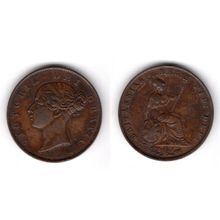 Great Britain. Victoria. Halfpenny 1854. dy16748