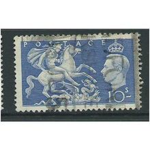 sg511 festival 10/- used stamp. george VI 1951 1