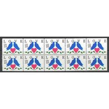 2441a 25c Love Fine MNH Pane/10 L00329 (2)