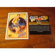 1991/92, Upper Deck Heroes, Autograph Card, JERRY WEST, HOF, Lakers, w/COA