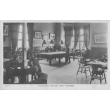 Stonyhurst College First Playroom Billiards Yorkshire Old Postcard