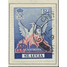 St. Lucia Stamp Scott #151, Used