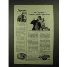 1925 Colgate's Ribbon Dental Cream Toothpaste Ad