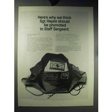 1964 Remington Roll-a-matic Shaver Ad - Sgt. Hayes