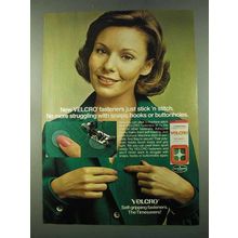 1974 Velcro Fasteners Ad - Just Stick 'n Stitch