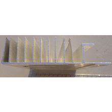 HEATSINK 200x26x103mm Plain Ali. flat area for many TO-220 or TO-3P