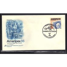 Event Cancel 05-27-86 2145 22c AMERIPEX '86 (Cachet-U/A) Box0258