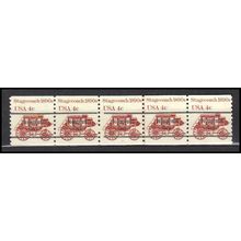 1898Ab 4c Stagecoach Fine MNH Dry Gum PNC 6/5 Gap 1L AA0070