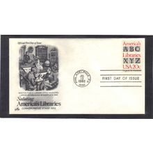 FDC Art Craft 2015 20c Libraries (Cachet-U/A) CV00107
