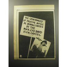 1973 Mick Cox Band Album Advertisement - The spontaneity of positive music