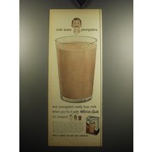 1957 Nestle's Quik Ad - Milk loves youngsters