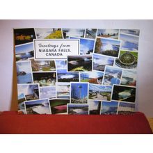 multiview, NIAGARA FALLS, ONTARIO, CANADA unused postcard #