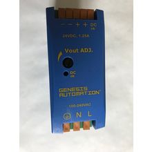 NEW GENESIS AUTOMATION GDA30-24,24V DC POWER SUPPLY (INPUT: 100-240VAC 63HZ),ER