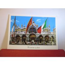 BASILICA S. MARCO, VENEZIA, ITALY used postcard. =