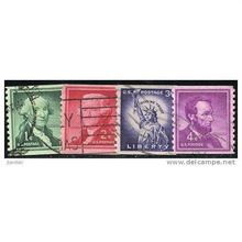 1954/1968 4 different values - #1532 fine used (o)