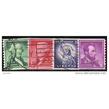 1954/1968 4 different values - #1532 fine used (o)