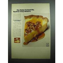 1969 Jell-o Golden Egg Custard Ad - Nutty Pie