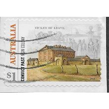 AUS 2018 $1.00 (S/A) 'CONVICT PAST' (NSW) (ON PAPER) FINE USED (EBID64-097)