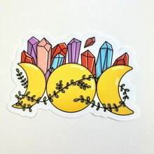 Triple Moon Crystals | Vinyl Stickers[ ]