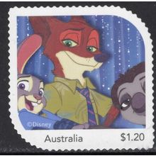 2023: DISNEY 100 YEARS OF WONDER 'FRIENDS', USED SELF AHESIVE MYSTAMP. 8/2