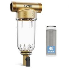 Spin Down Filter, 40 Micron Whole House Sediment Filter for Well Water, 3/4"...