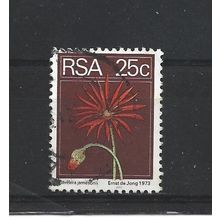 SouthAfrica.SG360 25c Barberton Daisy.Fine Used.Sep25e