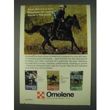1978 Purina Omolene Horse Feed Ad