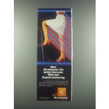 1985 No Nonsense Panty Hose Ad - Fits Better Than Ever