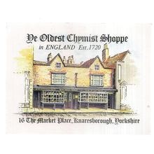 YE OLDEST CHEMIST SHOPPE, KNARESBOROUGH, YORKSHIRE unused postcard =
