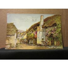 THE SHIP INN, PORLOCK, SOMERSET used postcard 1964 pm artist Brian Gerald =