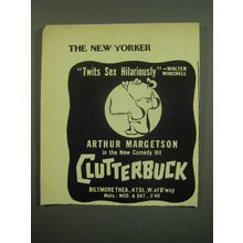 1949 Clutterbuck Play Ad - Twits Sex Hilariously - Walter Winchel